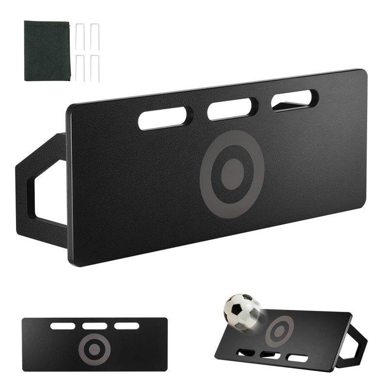 KFFKFF Football Return Board 32x12 in – Dual Angle Rebound Panel, Collapsible HDPE Training
