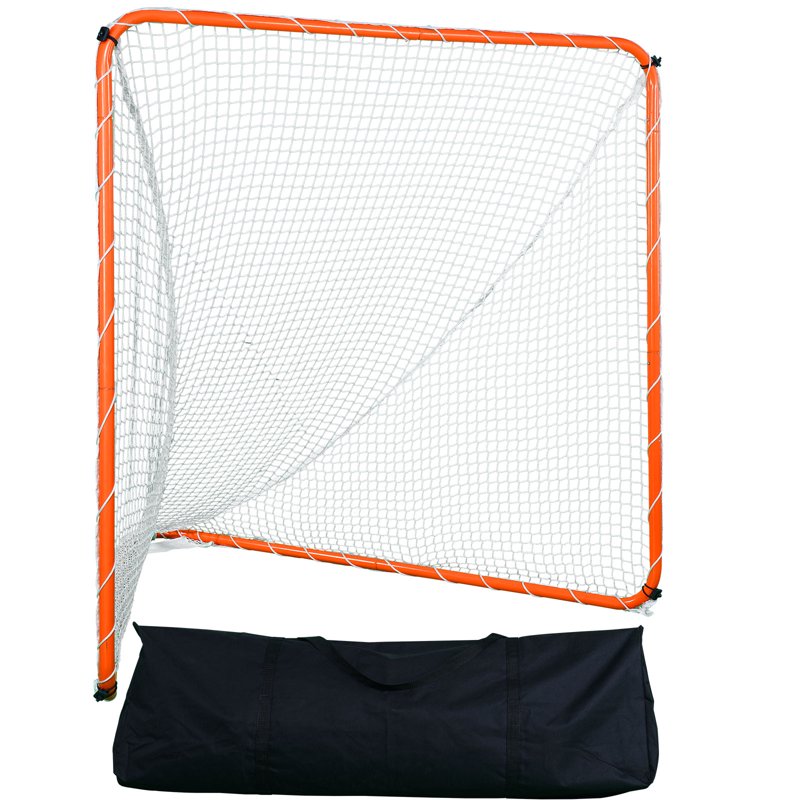 6' x 6' Outdoor Lacrosse Target with Mesh Net, Transport Bag & Easy Assembly