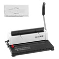 Manual Coil Binding Machine for Office & School Documents, 34-Holes, 120 Sheets