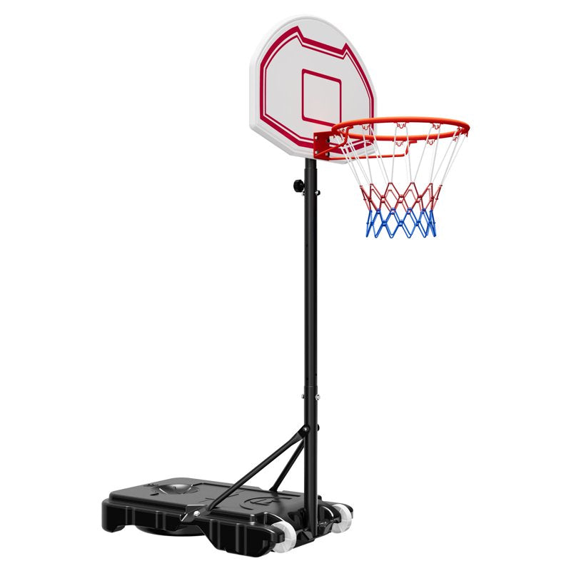 Portable Adjustable Basketball Hoop for Kids & Family Outdoor Play