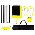 Portable Volleyball Net Set with Adjustable Steel Poles & PVC Net - Outdoor Sports Equipment