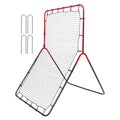 Baseball & Softball Rebound Net 3x4.5 ft Multi-Angle PitchBack Training