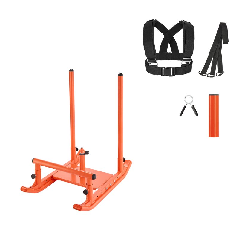 Steel Weight Sled for Strength Training - 2 Inch, 50.7 lbs, Red