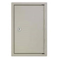 Steel Key Cabinet with Cam Lock, 30-Key Capacity, Beige Enamel Finish