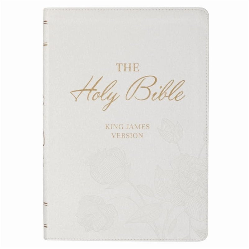 Giant Print KJV Holy Bible with Red Letter Edition, Faux Leather, Thumb Index & Ribbon Marker