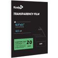 Clear Transparency Film for Inkjet Laser Printer Copier 8.5 x 11 Inch - Multiple Sheets