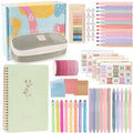 Bible Study Supplies Kit with Highlighters and Case - 33 Pieces for Women