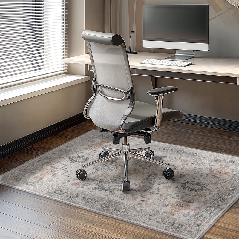 Heavy Duty Office Chair Mat for Hardwood & Carpet Floors 36x48 Inches