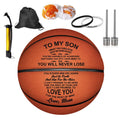 Personalized Letter Basketball for Son Indoor/Outdoor Game Ball Gift for Boy