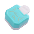 3-in-1 Corner Rounder Punch for Card Photo Paper Laminating Pouches Blue