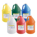 6-Gallon Set of Washable Tempera Paint for Kids & Classroom Art Projects