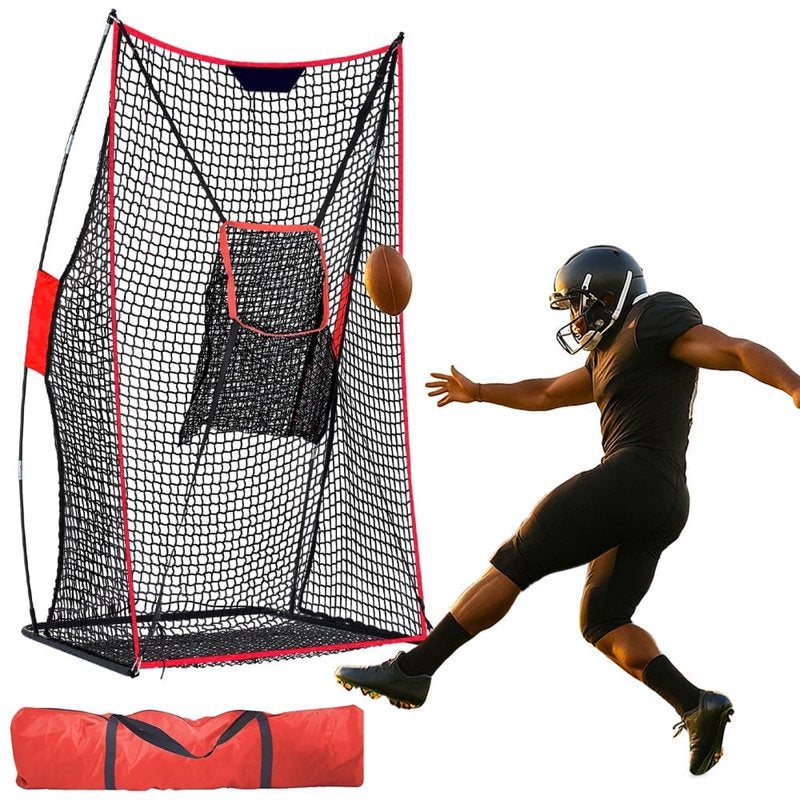 Football Kicking Net 4x7 ft Portable Practice Target for Accuracy Training