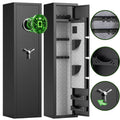 Digital Gun Safe 5-6 Long Rifle & Pistol Storage with Quick Access