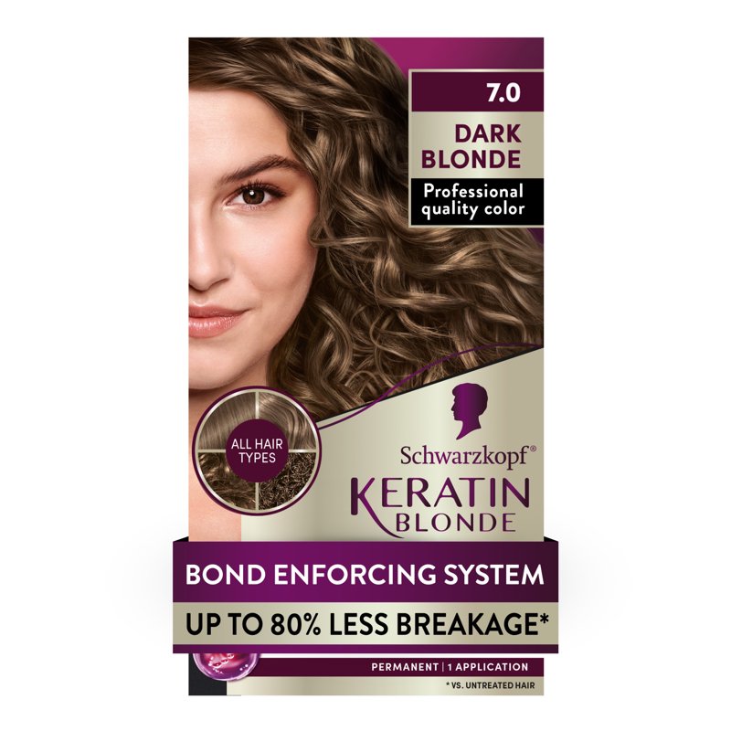 Permanent Hair Dye Kit for Blonde Hair Lightening and Toning