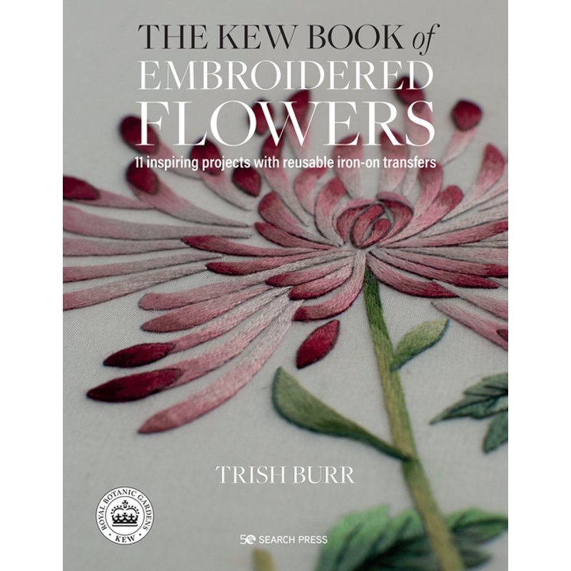 Embroidery Book with Iron-On Transfers - Floral Projects & Techniques