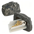 Outdoor Decorative Rock Key Hider Safe Box - Weatherproof Garden Key Storage