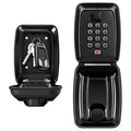 Outdoor Waterproof Wall Mount Key Lock Box with 12-Digit Combination for Home and Garage Security