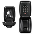 Waterproof Wall Mount Key Lock Box for Outdoor Security - 12 Digit Combination, Large Capacity