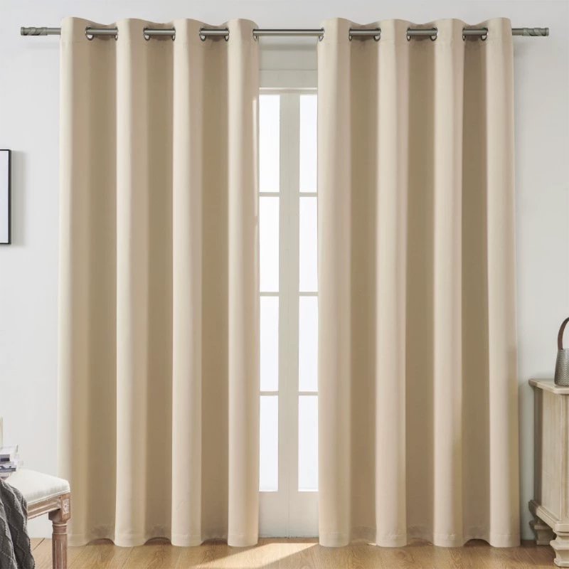 Blackout Curtains for Bedroom Living Room 84 Inch Long Thermal Room Darkening Noise Reducing Window Drapes