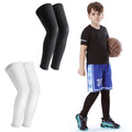 Kids Compression Leg Sleeves 2 Pairs Youth Sports Protective Gear