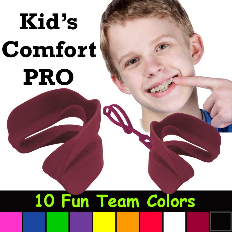 Kids Double Sports Mouth Guard - Soft-Flex Fit, Impact Protection, No Boil