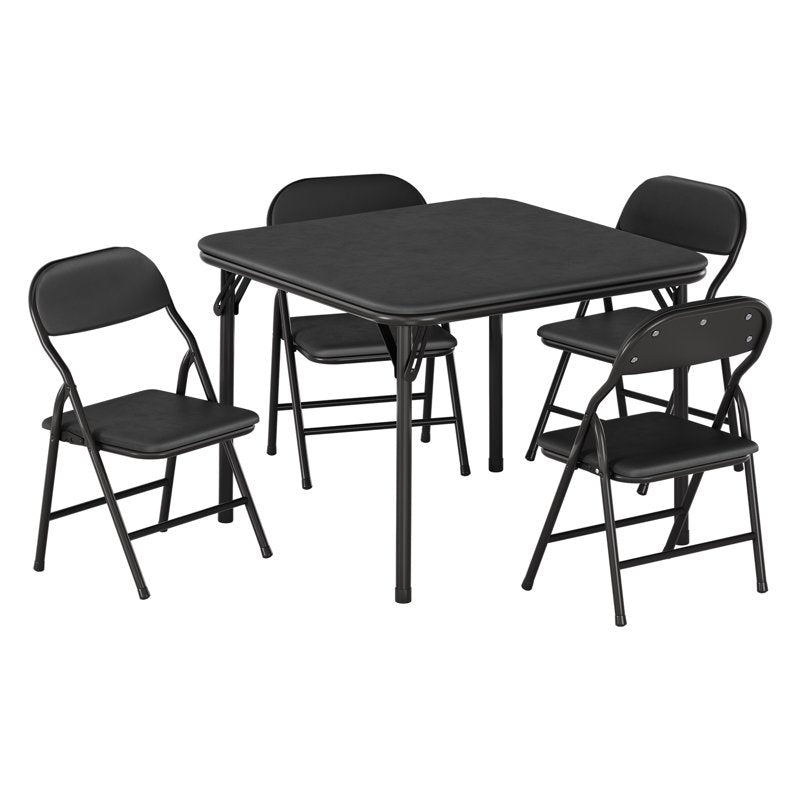 Kids Folding Table and Chairs Set - Child Activity Furniture for Play and Dining