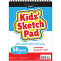 Kids' Sketch Pad with Perforated Pages - 8.5 x 11.5 Inches, 50 Sheets