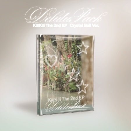 KiiiKiii DELULU PACK 2nd EP Album CRYSTAL BALL Version - K-Pop Album with Photobook & Photo Card