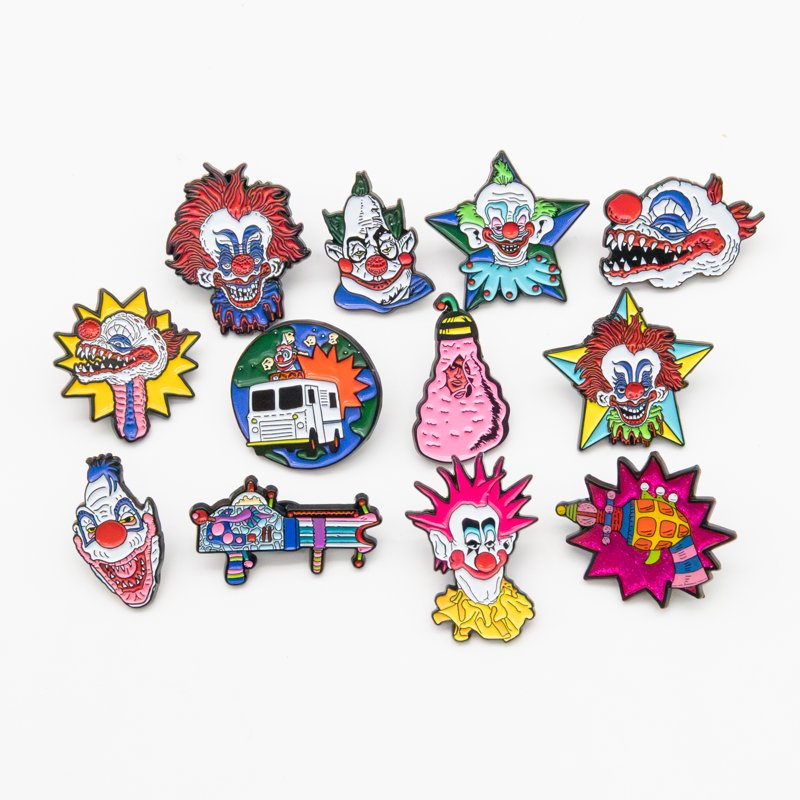 Killer Klowns Enamel Pins Blind Pack Collectible Pin Set