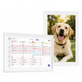 Digital Family Calendar with Touchscreen - Wall & Desk Mount, Chore & Meal Planner