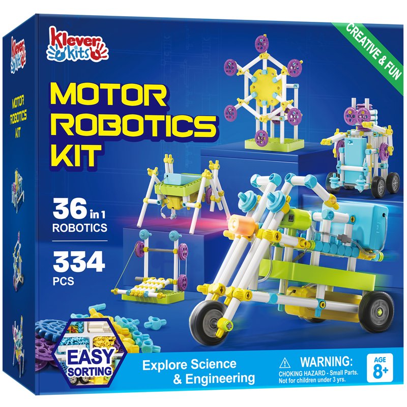 36-in-1 STEM Robot Building Kit for Kids Ages 8-12 - Educational Science Toy