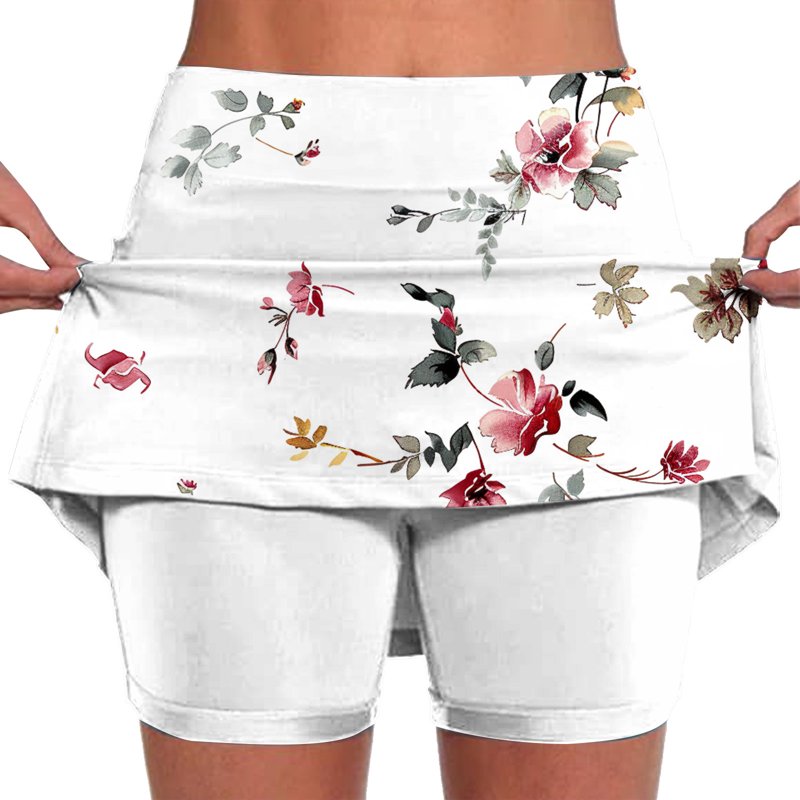 High Waist Athletic Skorts for Women with Pockets - Summer Tennis Golf Skirt