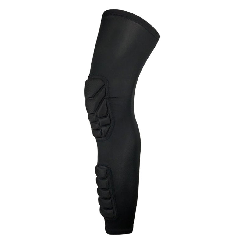 Knee Padded Compression Leg Sleeve - Support & Protection for Sports