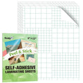 Self-Adhesive Laminating Sheets 9x12 Inch - Waterproof Protectors 15 Pack