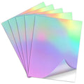Rainbow Holographic Self-Adhesive Laminating Sheets A4 - 20 or 60 Sheets