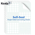 Self-Adhesive Laminating Sheets 9x12 Inches Clear Waterproof Protectors