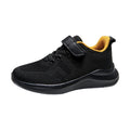 Kids Athletic Sneakers with Hook & Loop Closure - Lightweight Breathable Mesh Running Shoes