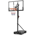 Portable Adjustable Basketball Hoop System with Shatterproof Backboard - Outdoor Indoor 44 Inch