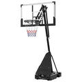 Portable Adjustable Basketball Hoop with 44-Inch Backboard for Outdoor & Indoor Play