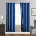 Blackout Curtains for Living Room & Bedroom - Room Darkening Soundproof Window Drapes