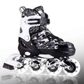 Kids & Youth Adjustable Light Up Inline Skates with Camo Design, Outdoor Roller Blades for Beginners