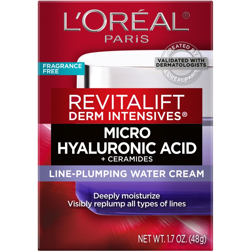 Revitalift Hyaluronic Acid & Ceramides Line-Plumping Water Cream - 1.7oz
