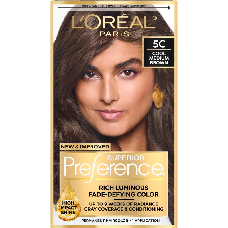 Permanent Hair Color Kit with Conditioner - Multiple Shades & Sizes