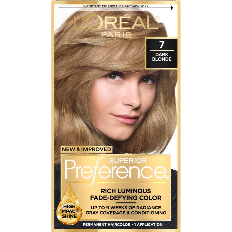 Permanent Hair Color Kit - Fade-Defying, Rich Blonde & Brown Shades