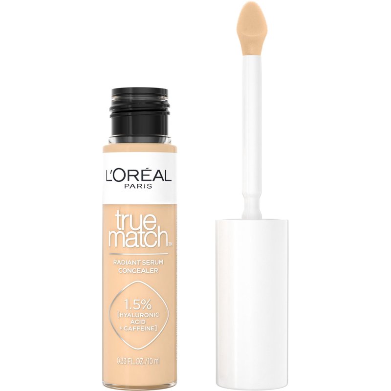 Liquid Concealer with Hyaluronic Acid for Dark Circles & Brightening - Medium Coverage