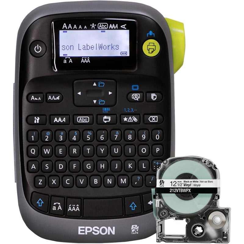Industrial Label Maker with Magnetic, Heat-Shrink & Heavy-Duty Tape - Compact & Durable for Office & Industrial Use