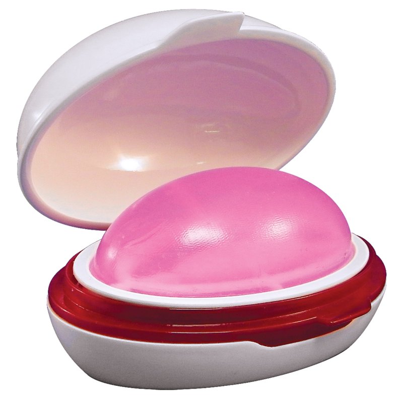 Fingertip Grip Moistener - Non-Greasy, Hygienic, Pink, Pack Options