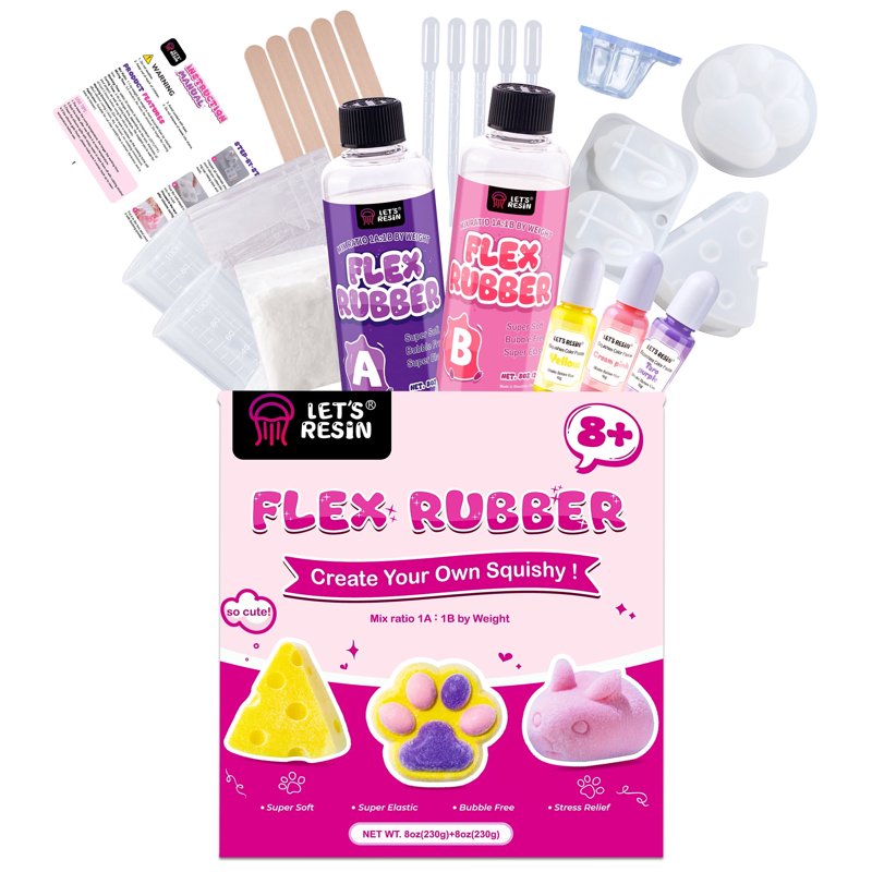 DIY Squishy Making Kit for Kids - Complete 36-Piece Foam & Mold Set
