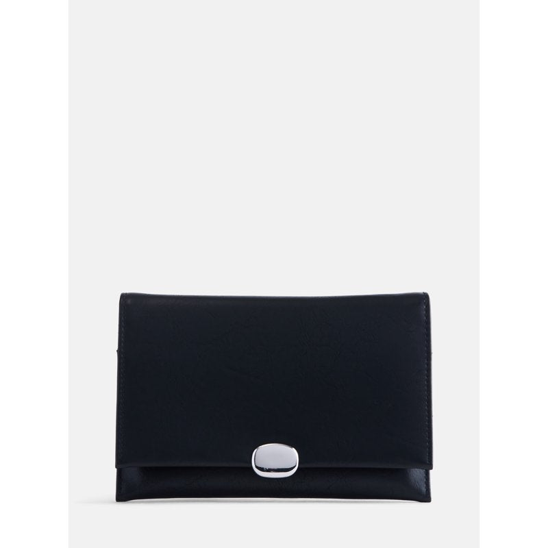 Women's Bifold Clutch Wallet with Card Slots and Snap Closure