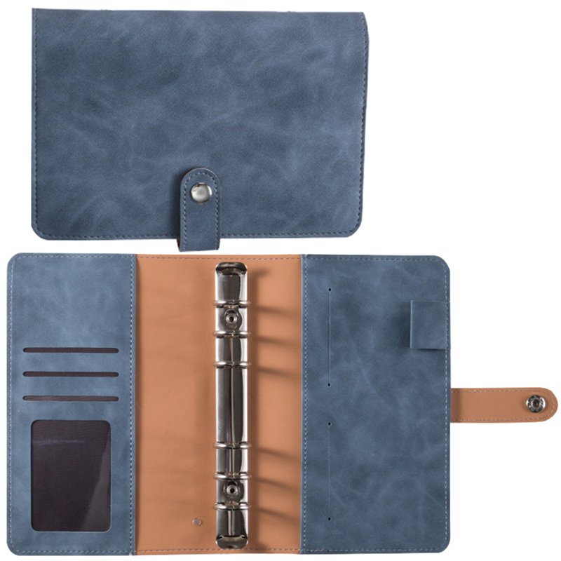6-Ring Notebook Organizer Binder - PU Leather Personal Organizer for Women